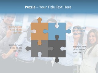 People Celebration Winners PowerPoint Template