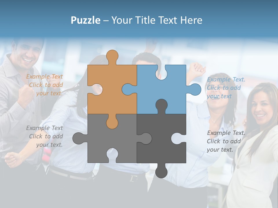 People Celebration Winners PowerPoint Template