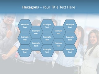 People Celebration Winners PowerPoint Template