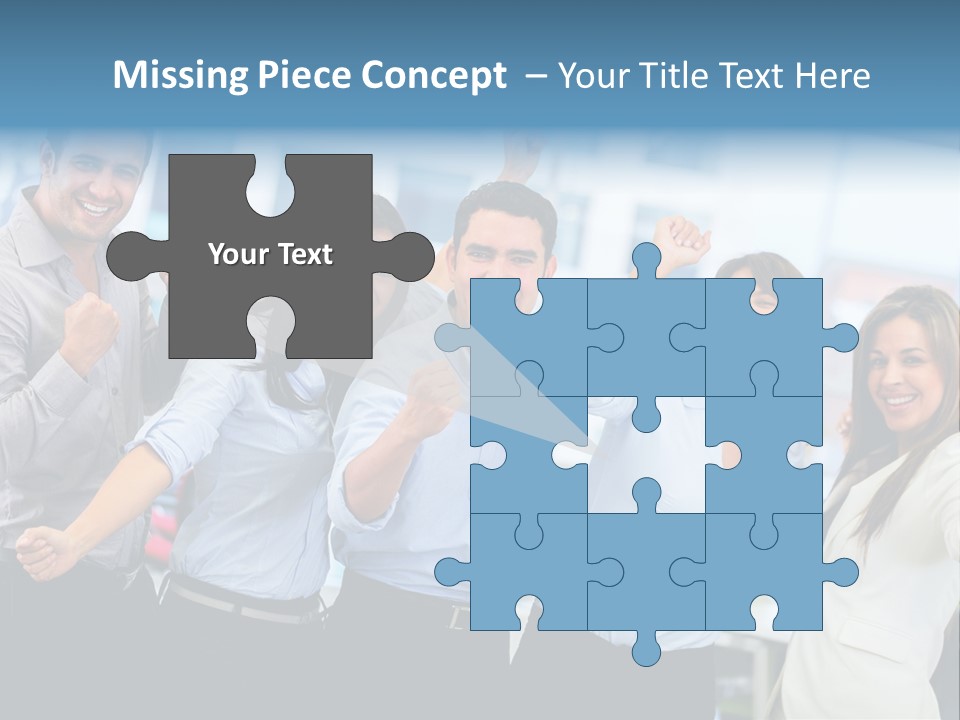 People Celebration Winners PowerPoint Template