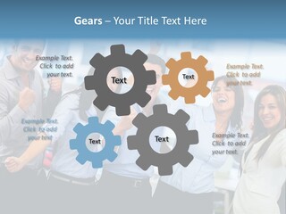 People Celebration Winners PowerPoint Template
