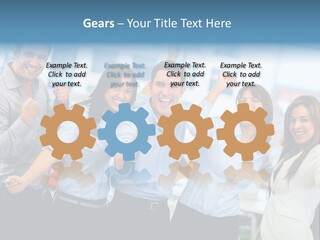 People Celebration Winners PowerPoint Template
