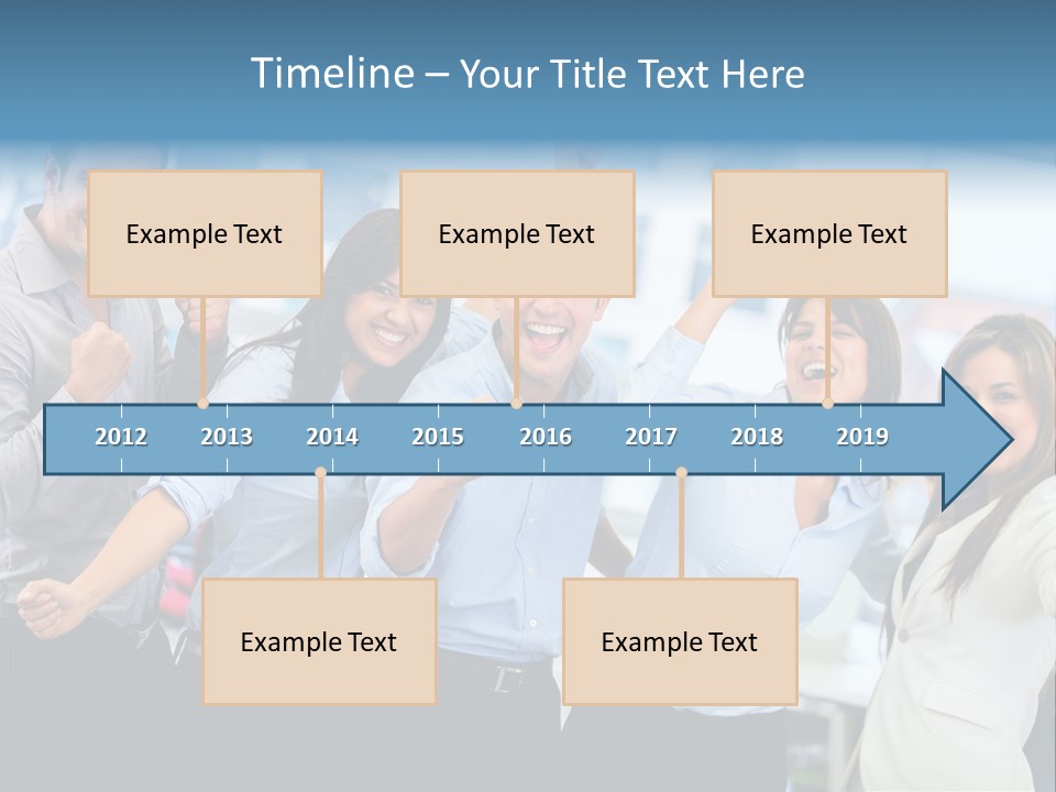 People Celebration Winners PowerPoint Template