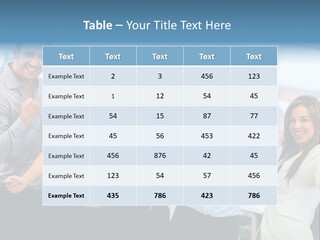 People Celebration Winners PowerPoint Template