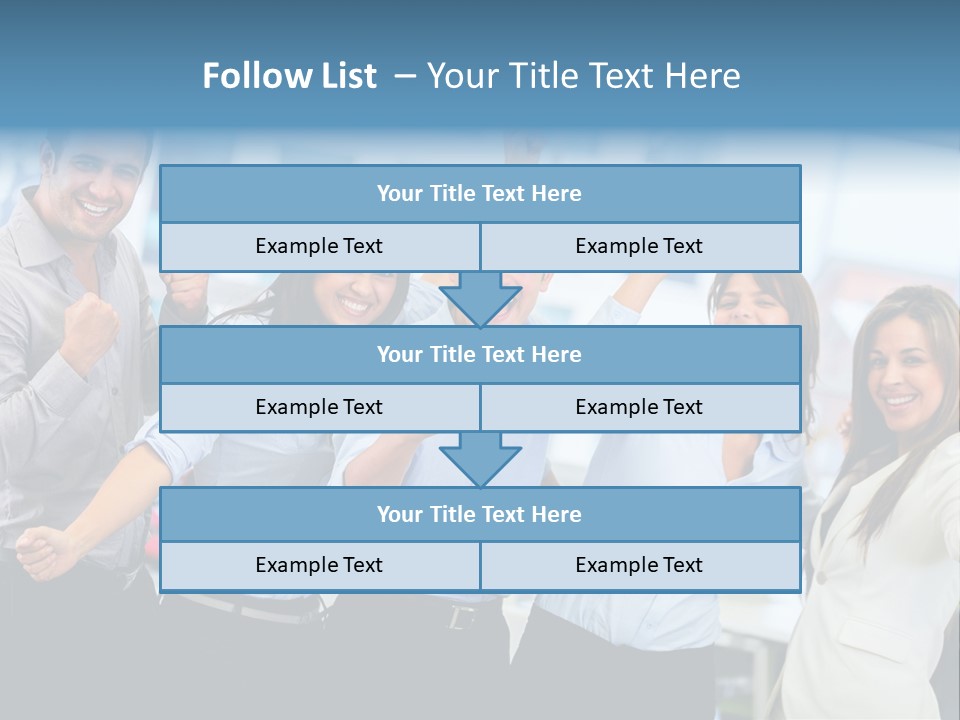 People Celebration Winners PowerPoint Template