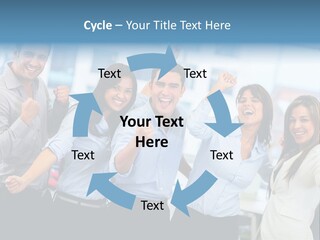 People Celebration Winners PowerPoint Template