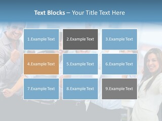 People Celebration Winners PowerPoint Template