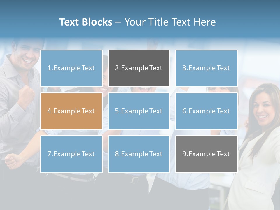 People Celebration Winners PowerPoint Template