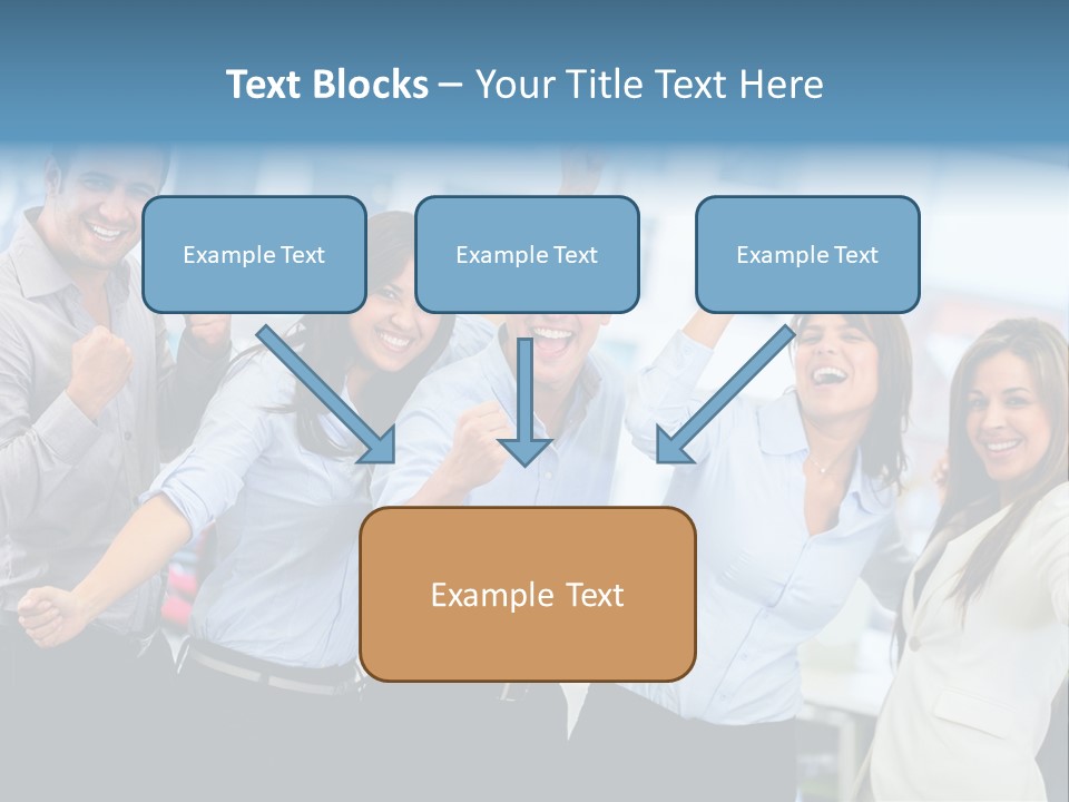People Celebration Winners PowerPoint Template