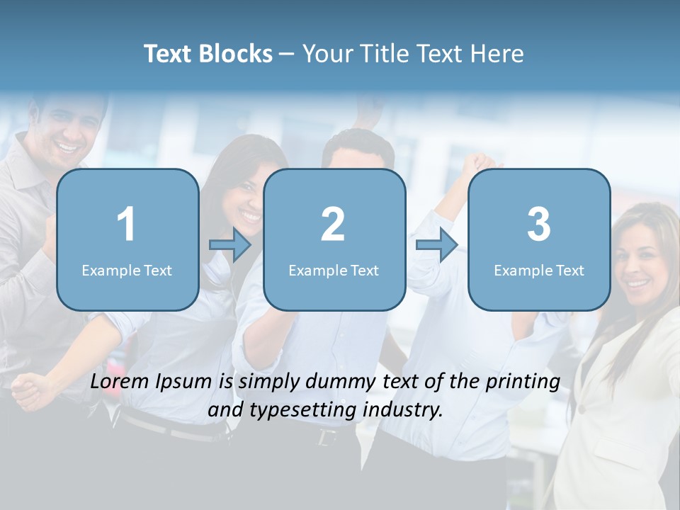 People Celebration Winners PowerPoint Template