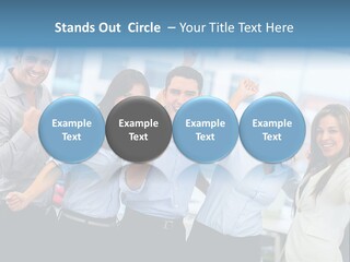 People Celebration Winners PowerPoint Template