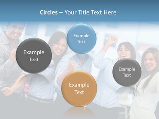 People Celebration Winners PowerPoint Template