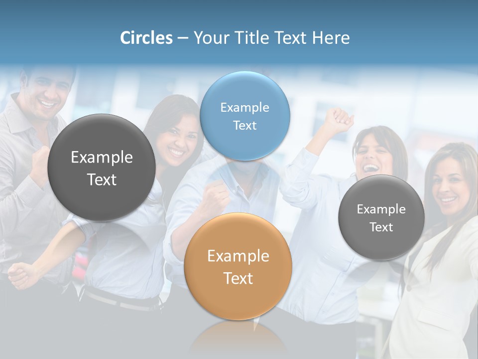 People Celebration Winners PowerPoint Template