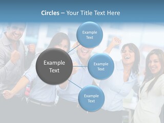 People Celebration Winners PowerPoint Template