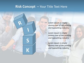 People Celebration Winners PowerPoint Template