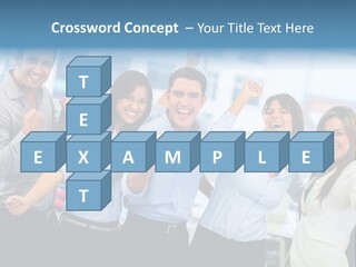 People Celebration Winners PowerPoint Template
