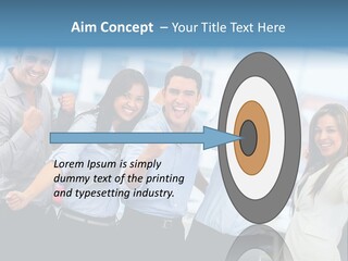 People Celebration Winners PowerPoint Template