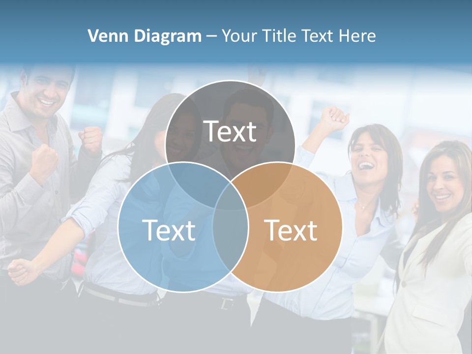 People Celebration Winners PowerPoint Template