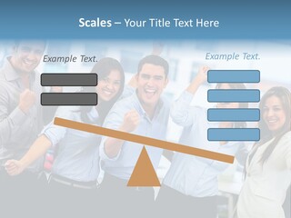 People Celebration Winners PowerPoint Template