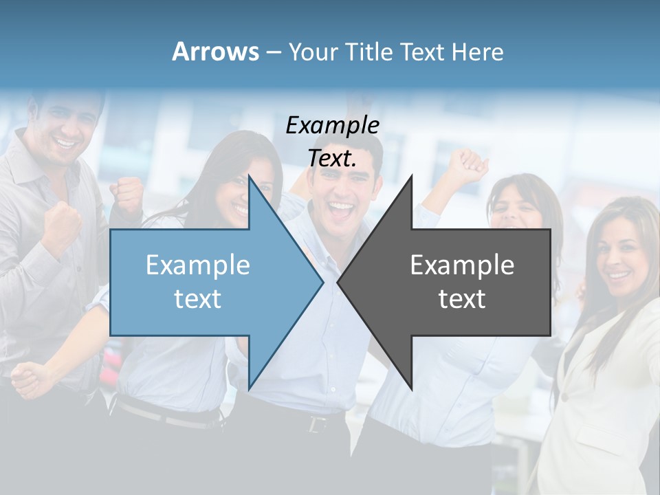 People Celebration Winners PowerPoint Template