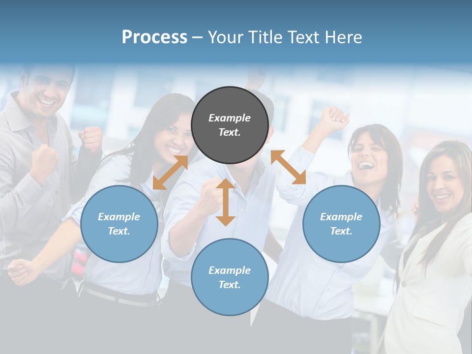 People Celebration Winners PowerPoint Template