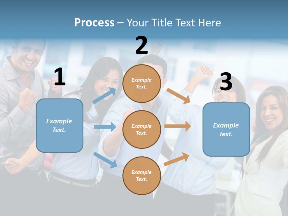 People Celebration Winners PowerPoint Template