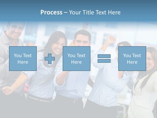 People Celebration Winners PowerPoint Template