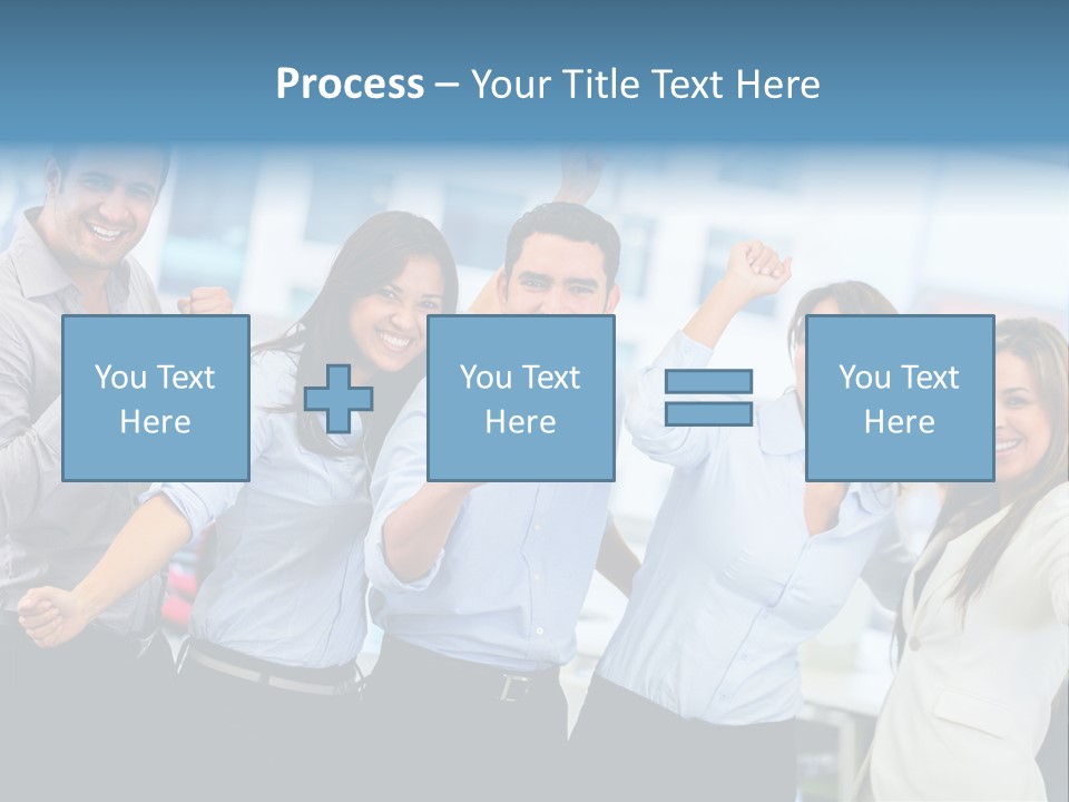 People Celebration Winners PowerPoint Template