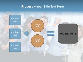 People Celebration Winners PowerPoint Template