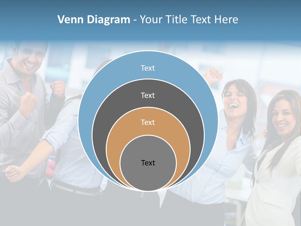 People Celebration Winners PowerPoint Template