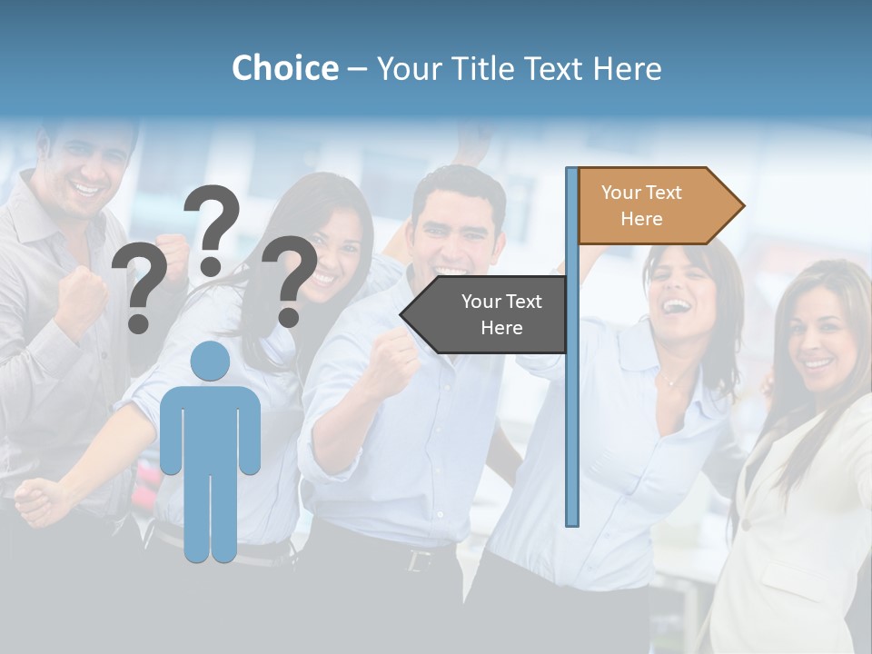 People Celebration Winners PowerPoint Template