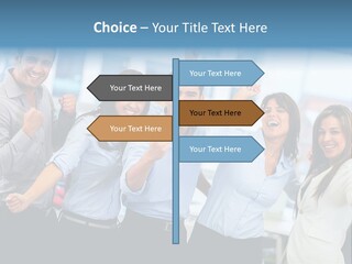 People Celebration Winners PowerPoint Template
