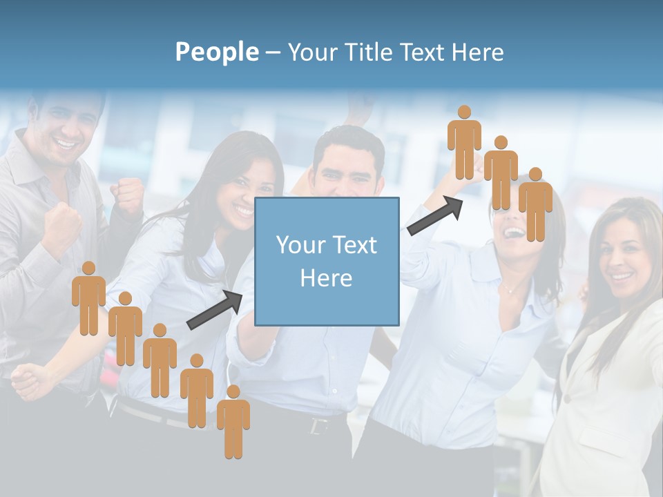 People Celebration Winners PowerPoint Template