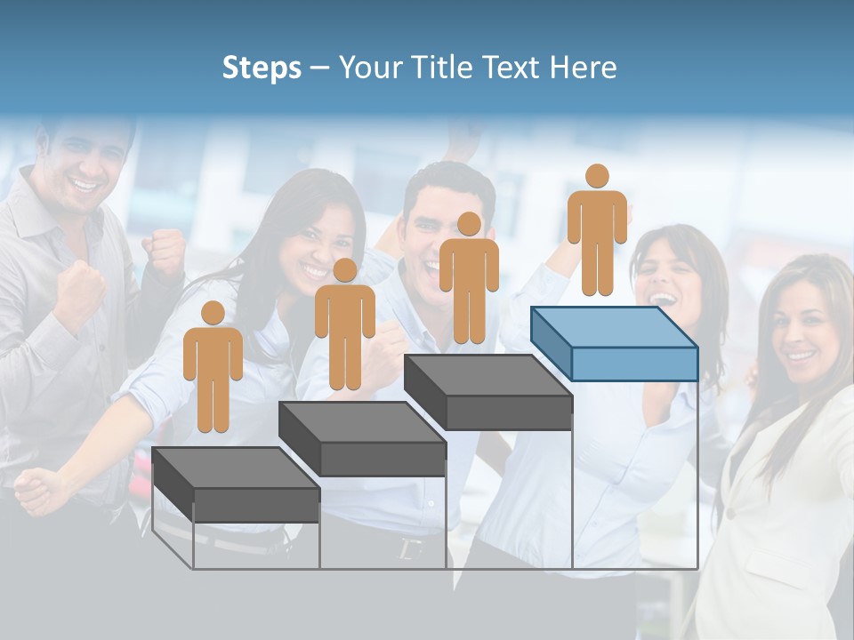 People Celebration Winners PowerPoint Template
