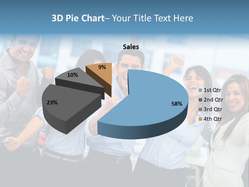 People Celebration Winners PowerPoint Template