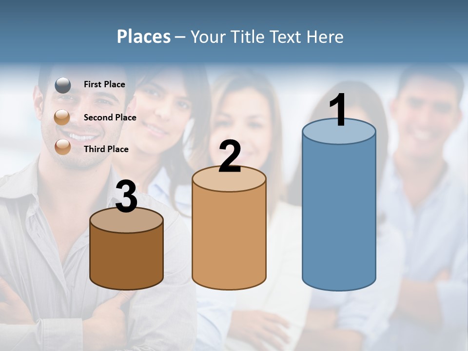 Coworkers Lifestyle Confidence PowerPoint Template