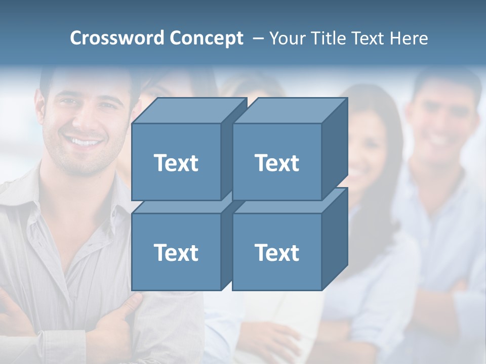 Coworkers Lifestyle Confidence PowerPoint Template