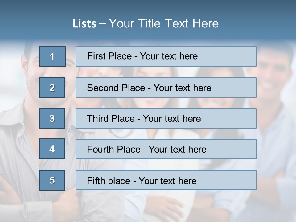 Coworkers Lifestyle Confidence PowerPoint Template