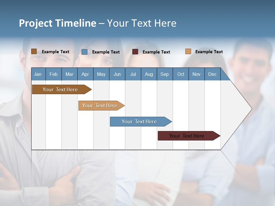 Coworkers Lifestyle Confidence PowerPoint Template