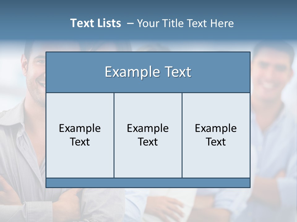 Coworkers Lifestyle Confidence PowerPoint Template