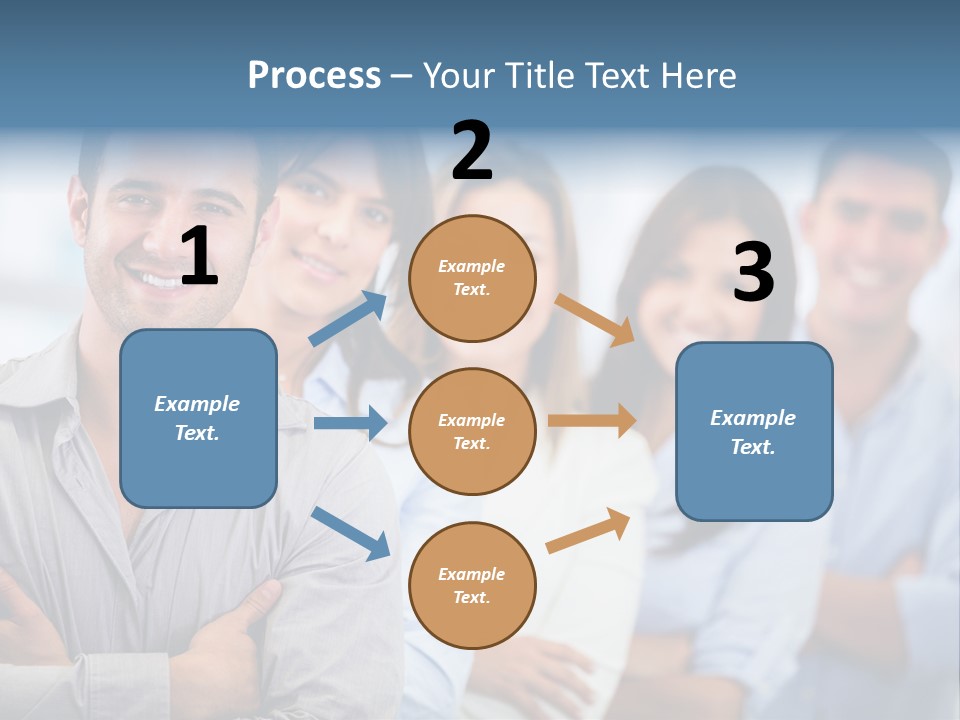 Coworkers Lifestyle Confidence PowerPoint Template