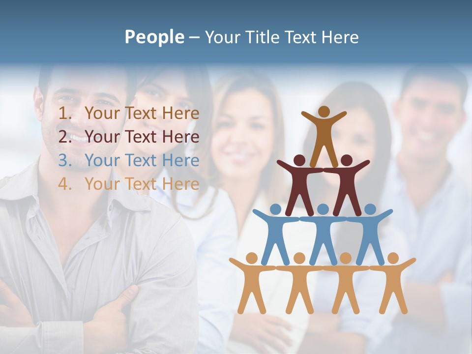 Coworkers Lifestyle Confidence PowerPoint Template