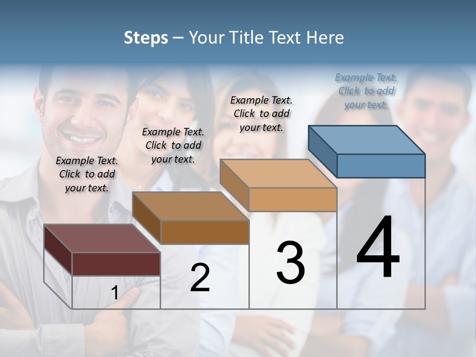 Coworkers Lifestyle Confidence PowerPoint Template