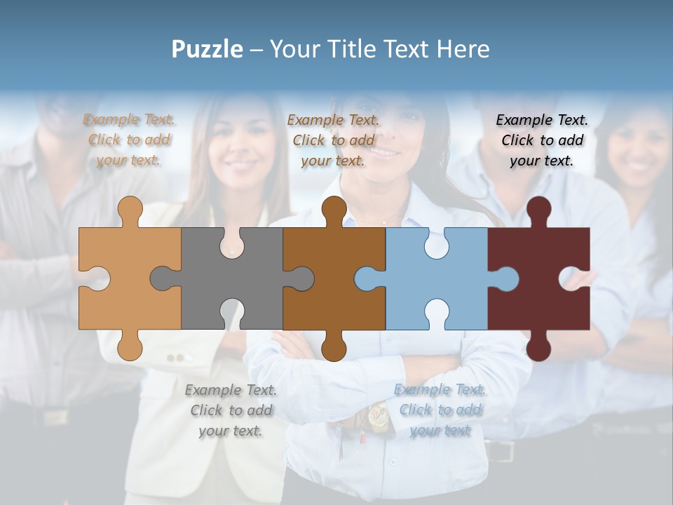 Work Colleagues Professionals PowerPoint Template