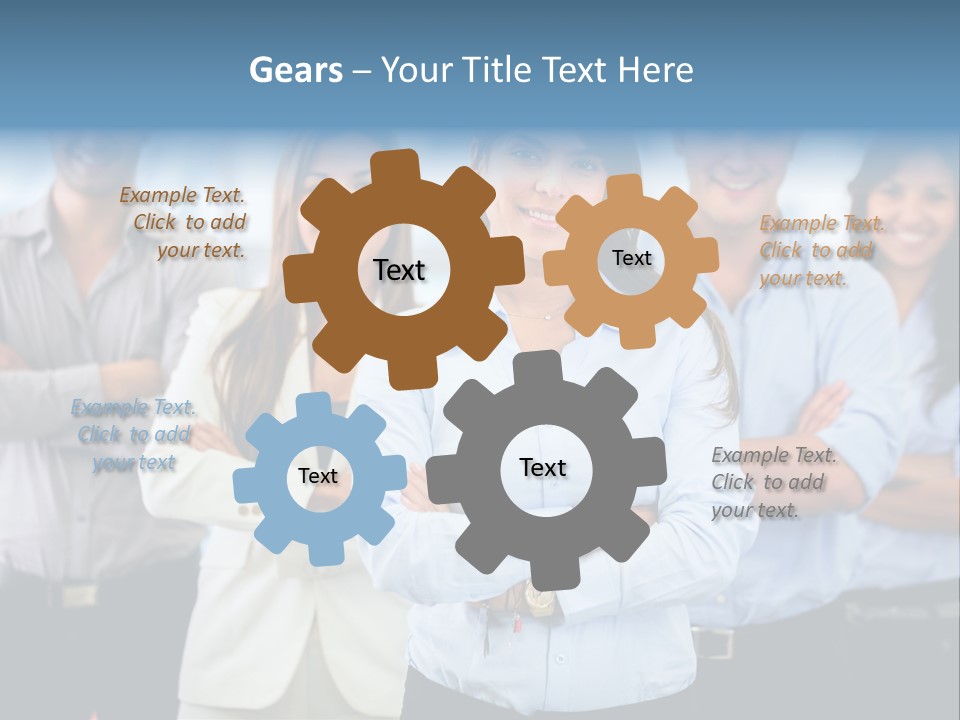 Work Colleagues Professionals PowerPoint Template