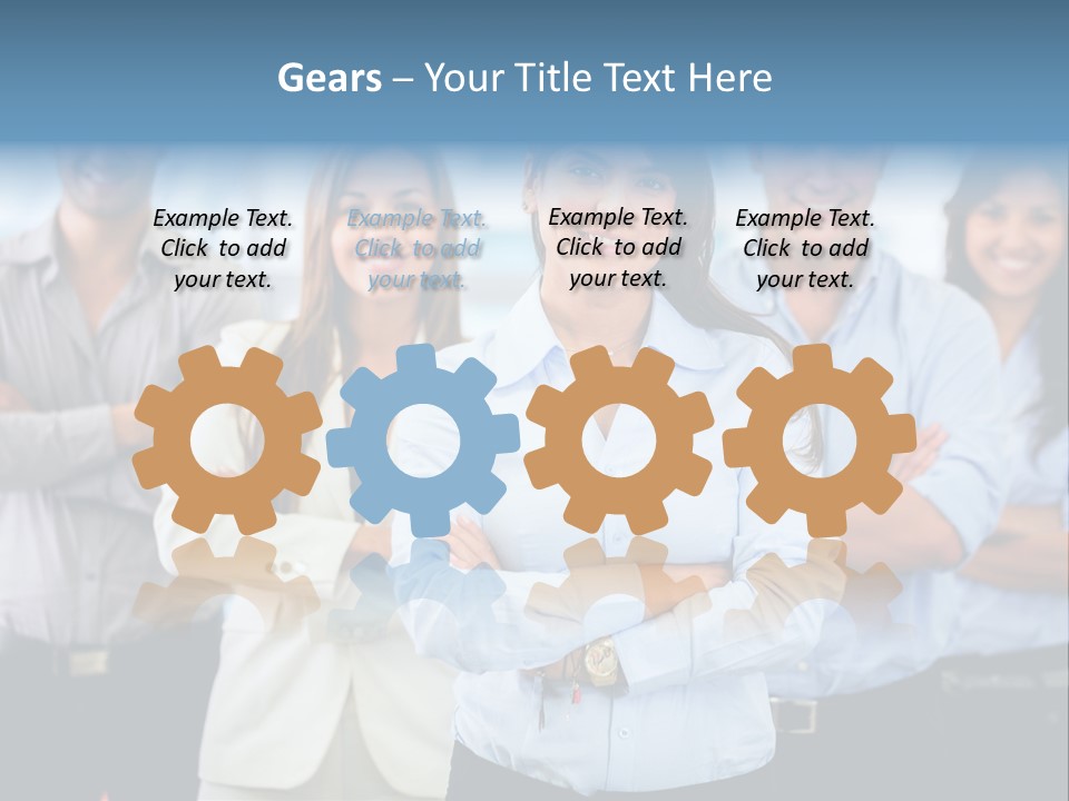 Work Colleagues Professionals PowerPoint Template