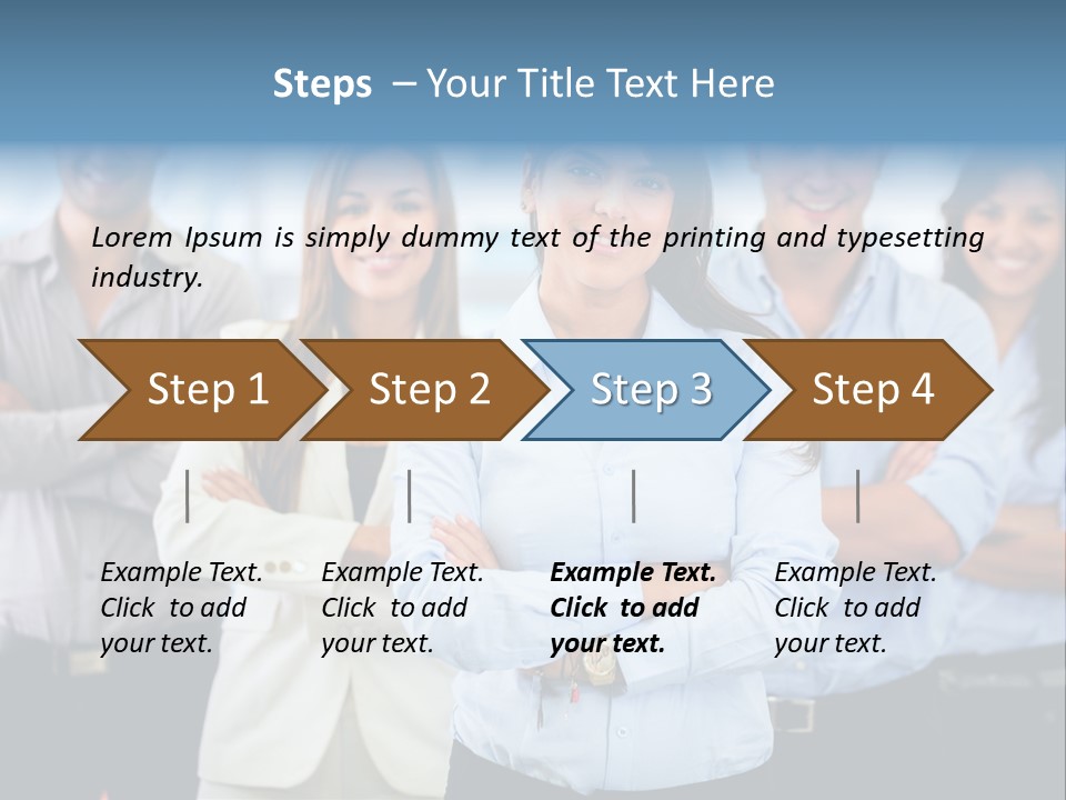 Work Colleagues Professionals PowerPoint Template