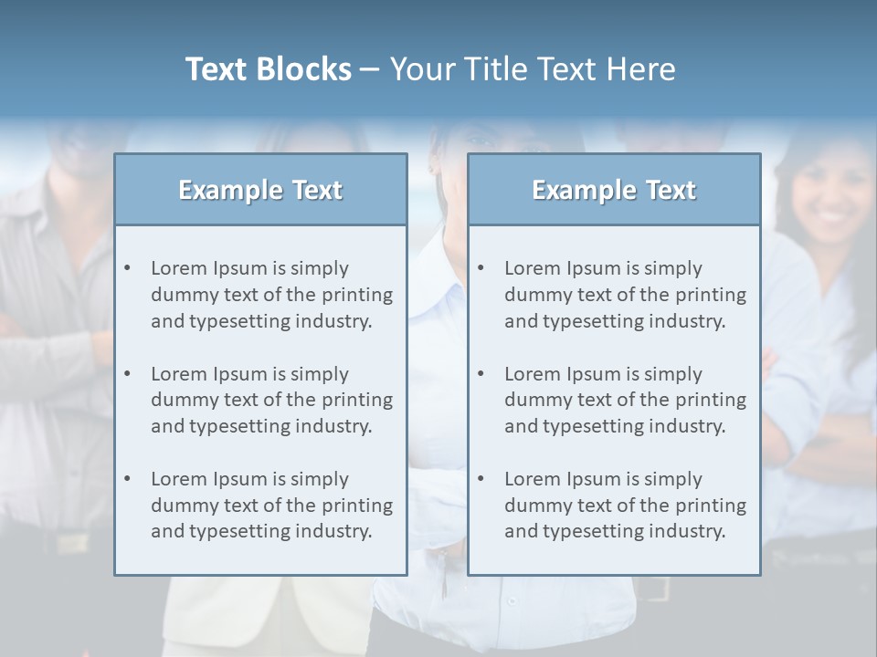 Work Colleagues Professionals PowerPoint Template