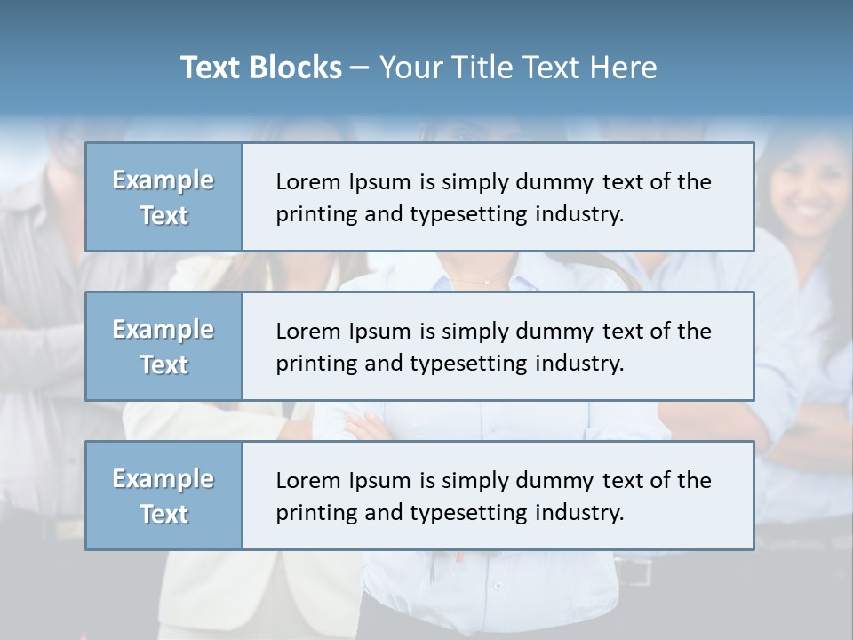 Work Colleagues Professionals PowerPoint Template