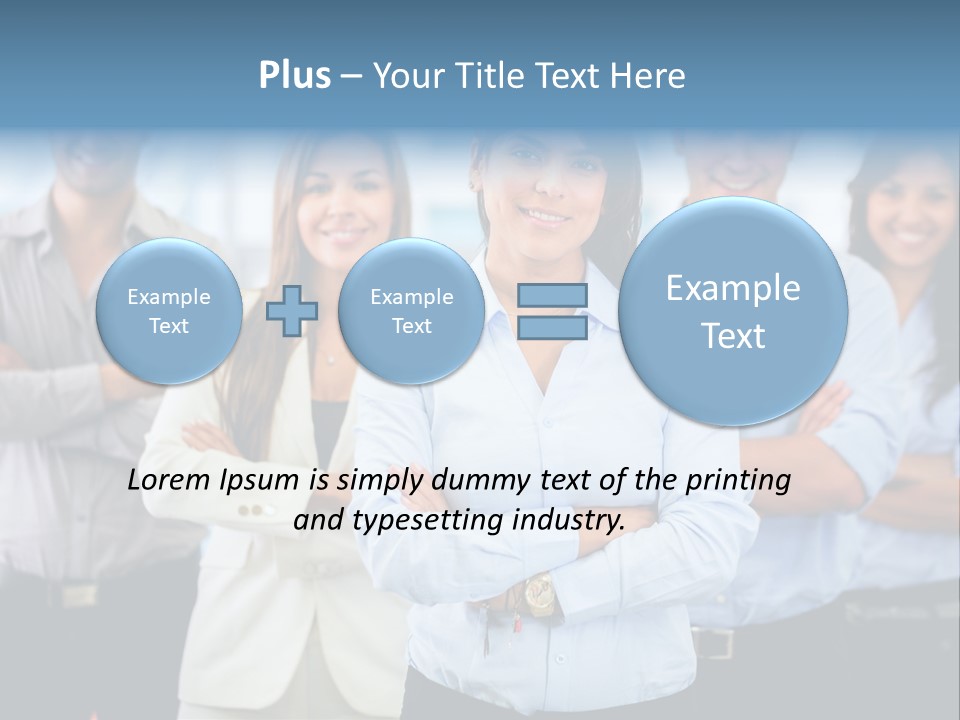 Work Colleagues Professionals PowerPoint Template